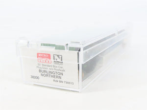 N Scale Micro-Trains MTL 38200 BN Burlington Northern 50' Box Car #730513