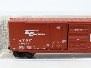 N Scale Micro-Trains MTL 76030 ATSF Santa Fe Shock Control 50' Box Car #49635