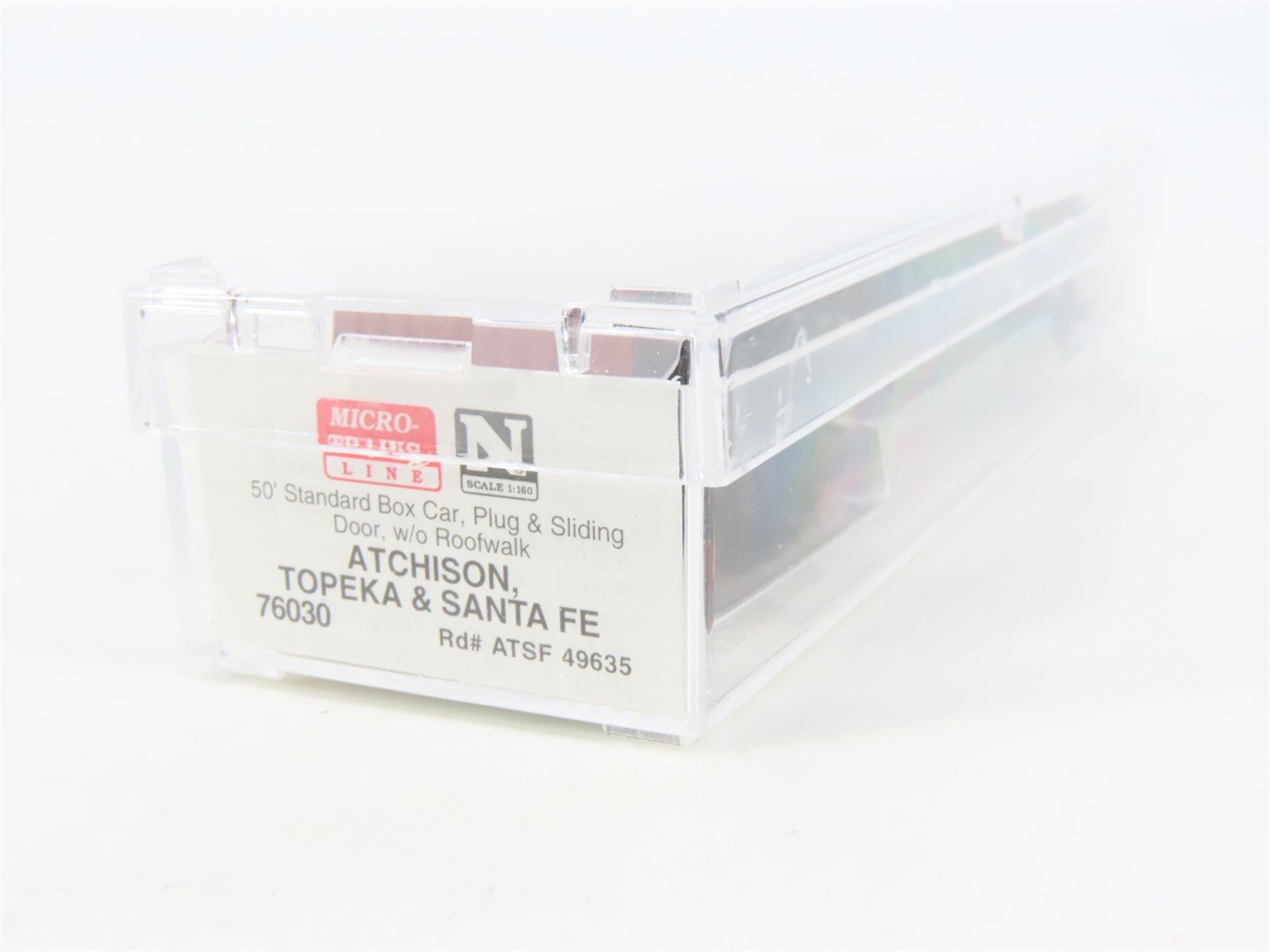 N Scale Micro-Trains MTL 76030 ATSF Santa Fe Shock Control 50' Box Car #49635