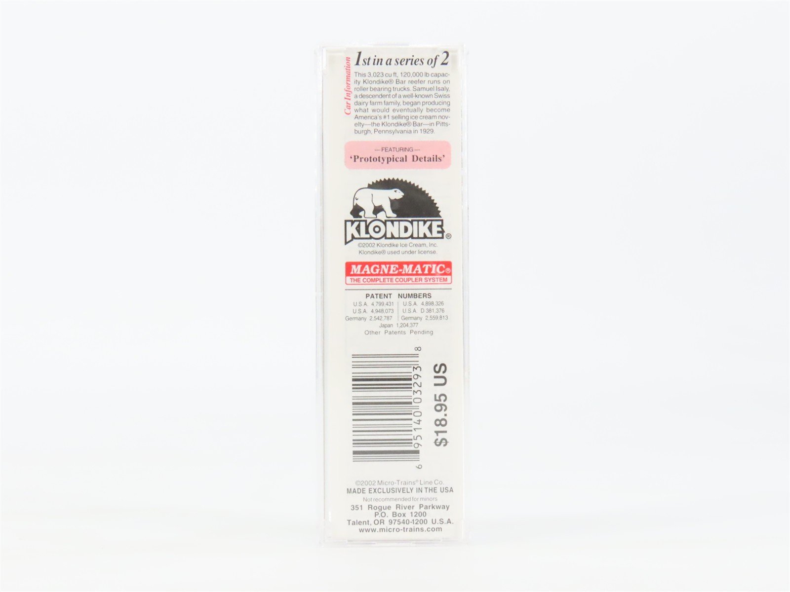 N Scale Micro-Trains MTL 69160 GH Klondike 