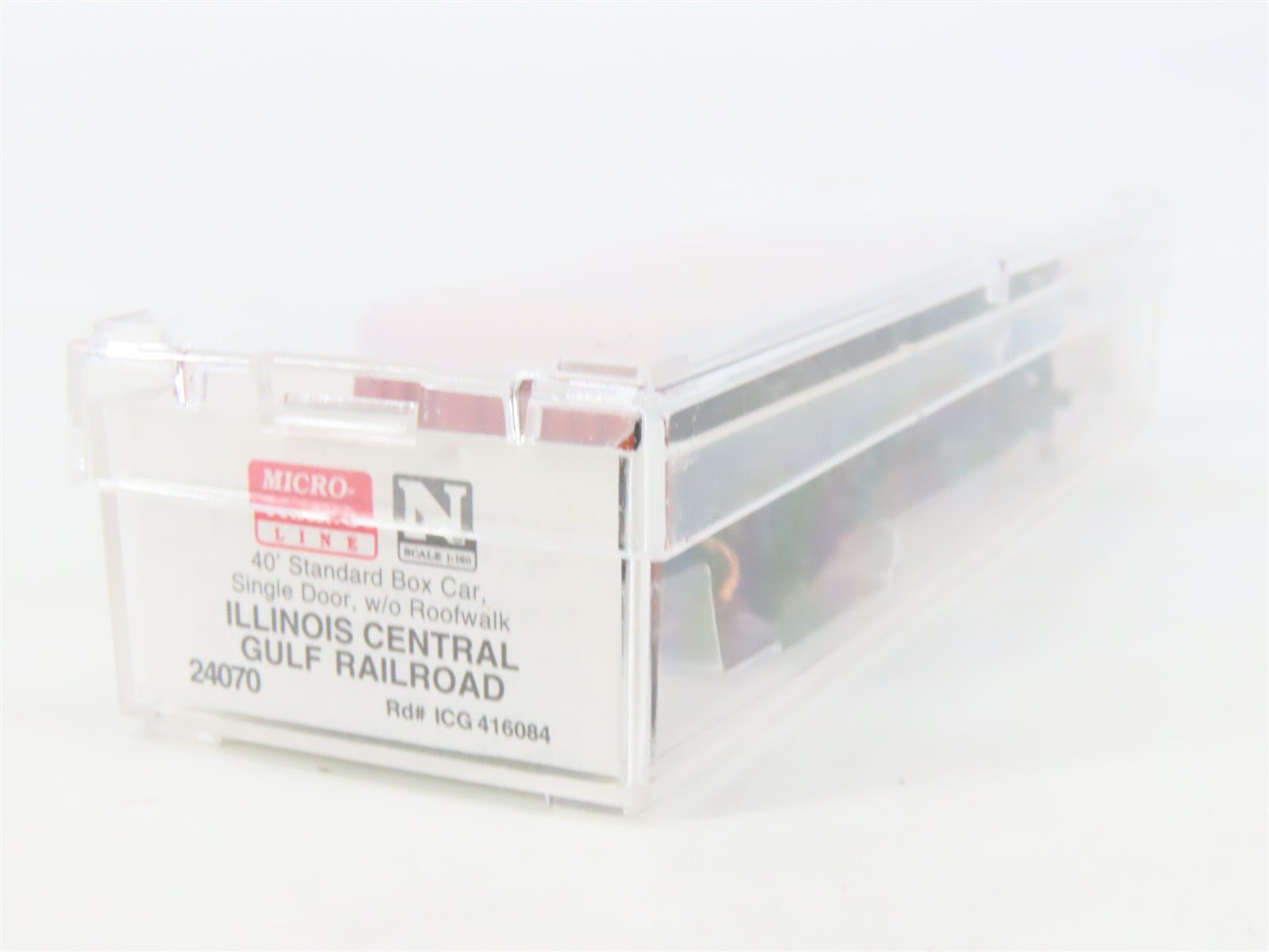 N Scale Micro-Trains MTL 24070 ICG Illinois Central Gulf 40' Box Car #416084