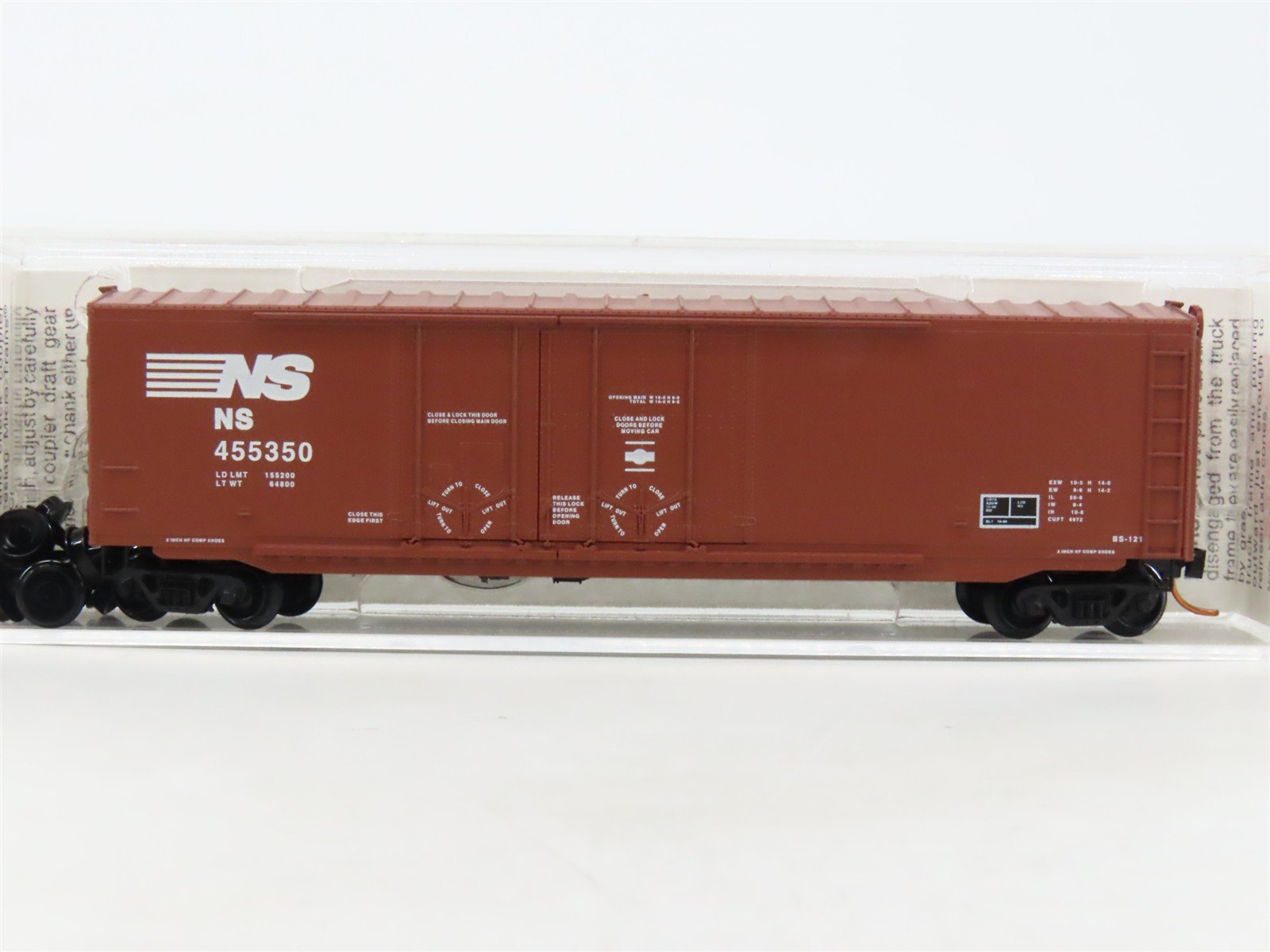 N Scale Micro-Trains MTL 75110 NS Norfolk Southern 50' Box Car #455350