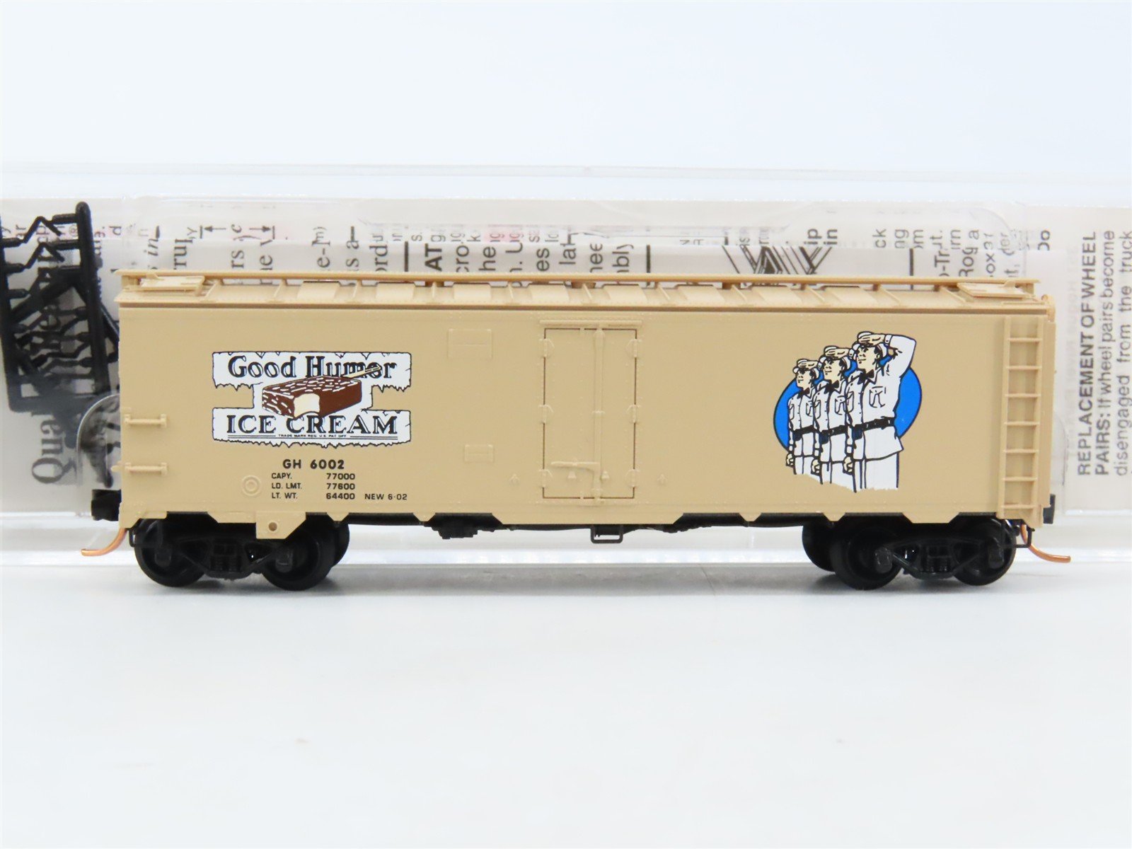 N Scale Micro-Trains MTL 59570 GH Good Humor 40' Steel Ice Reefer #6002