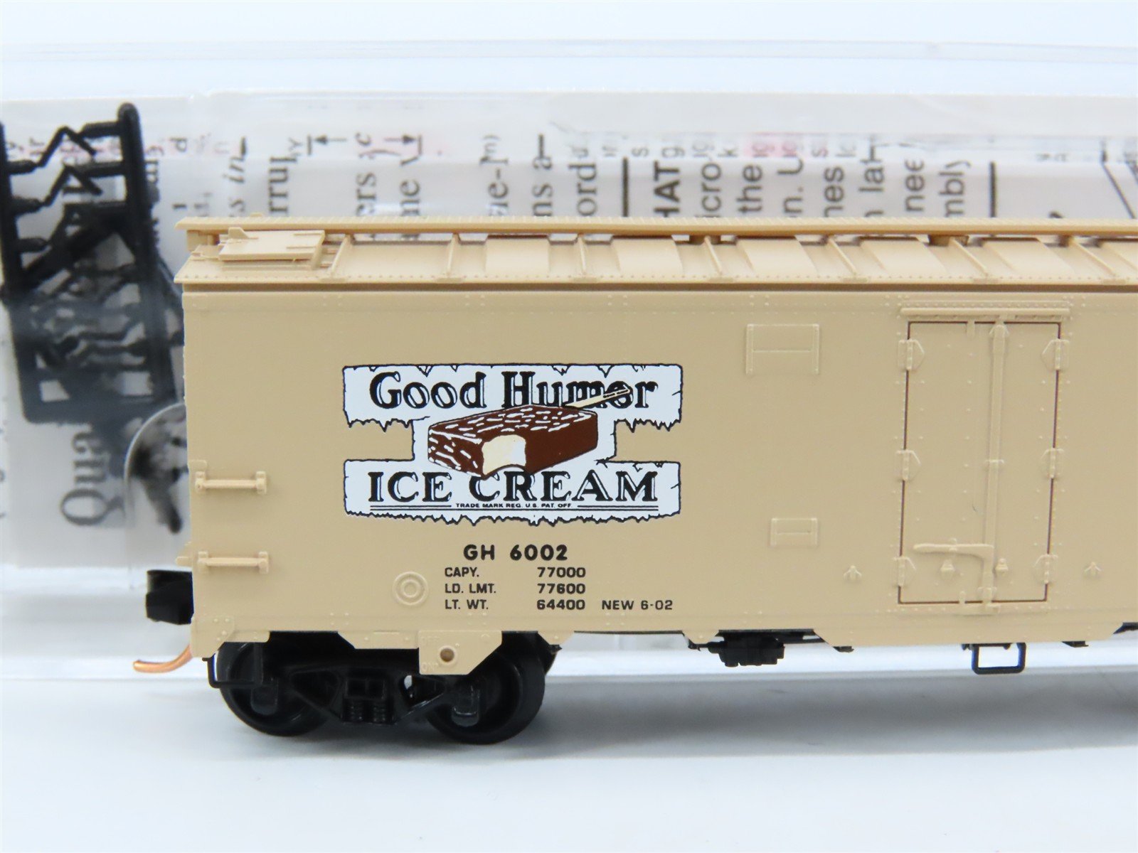 N Scale Micro-Trains MTL 59570 GH Good Humor 40' Steel Ice Reefer #6002