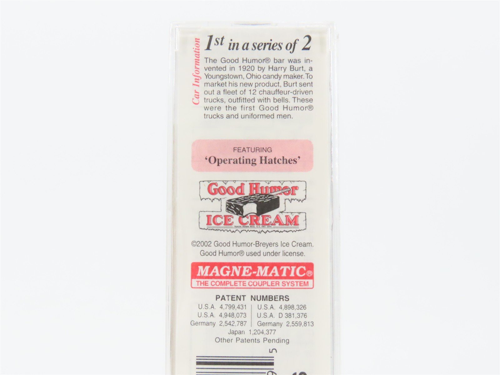 N Scale Micro-Trains MTL 59570 GH Good Humor 40' Steel Ice Reefer #6002