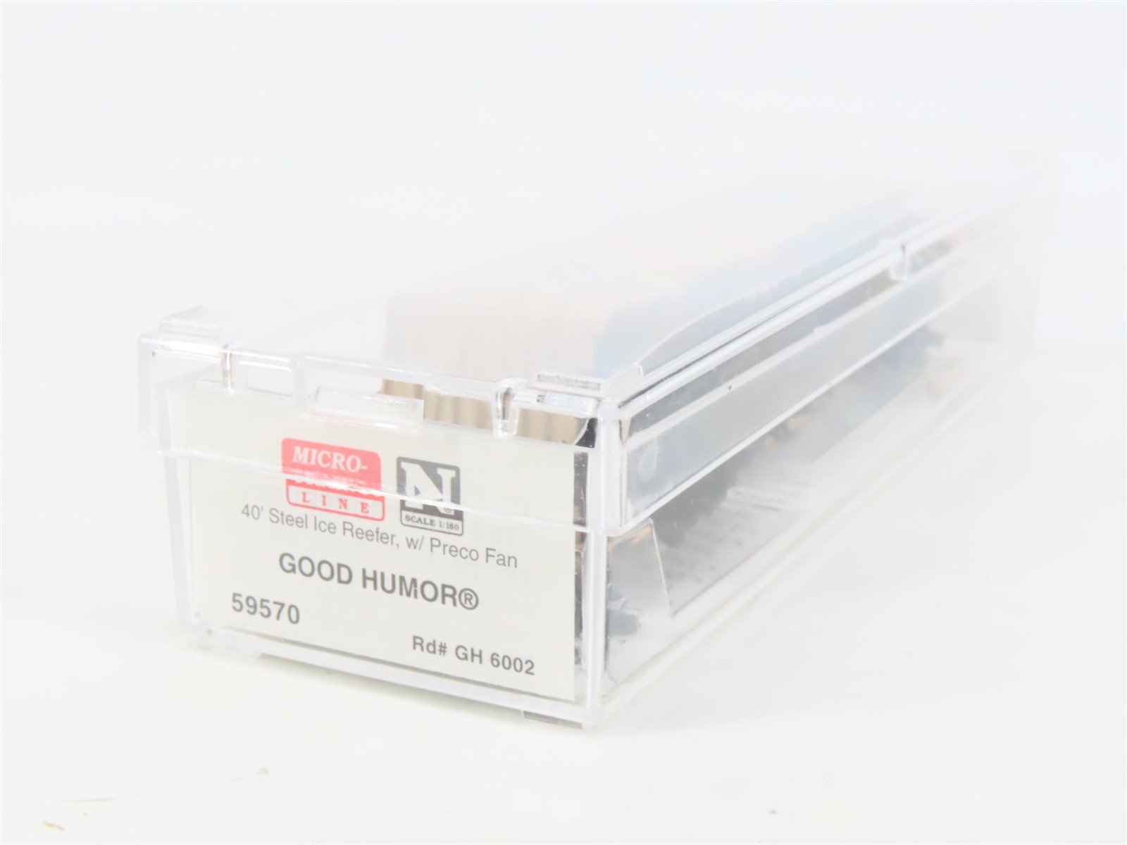 N Scale Micro-Trains MTL 59570 GH Good Humor 40' Steel Ice Reefer #6002
