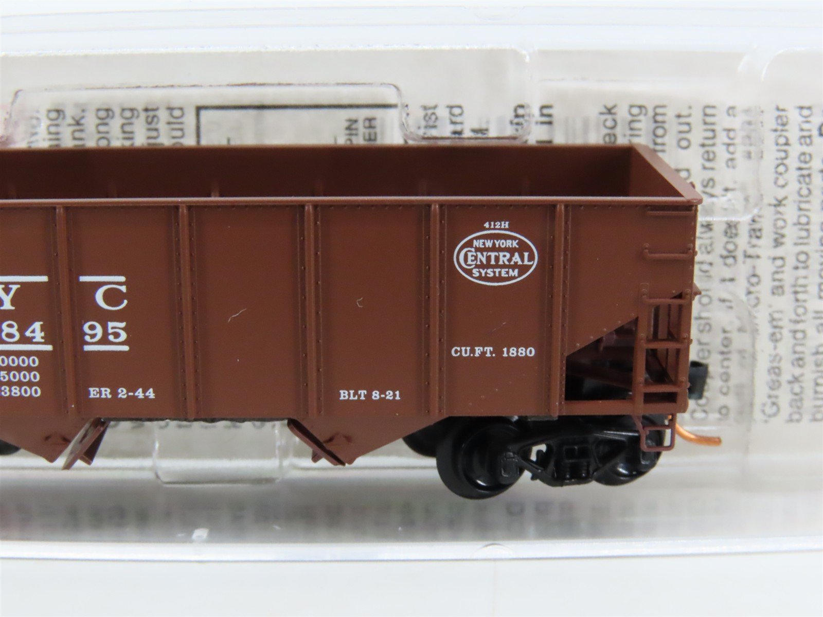 N Scale Micro-Trains MTL 56170 NYC New York Central 2-Bay Open Hopper #838495