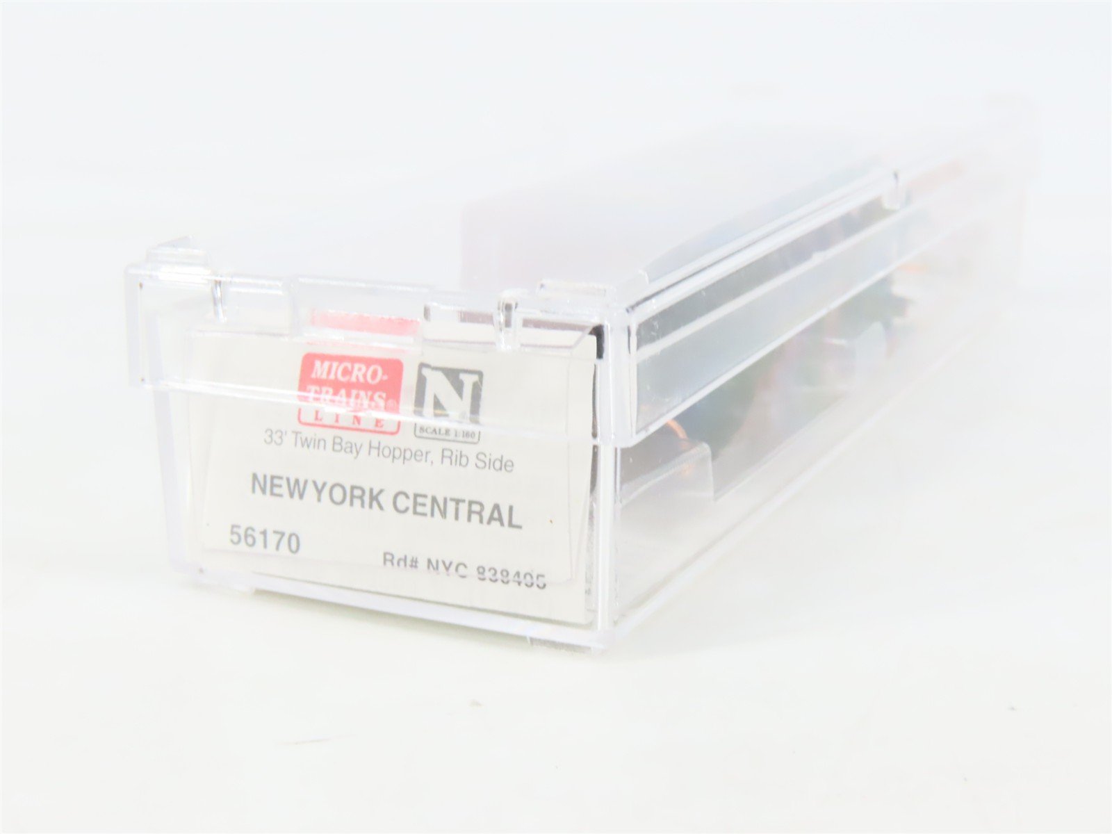 N Scale Micro-Trains MTL 56170 NYC New York Central 2-Bay Open Hopper #838495