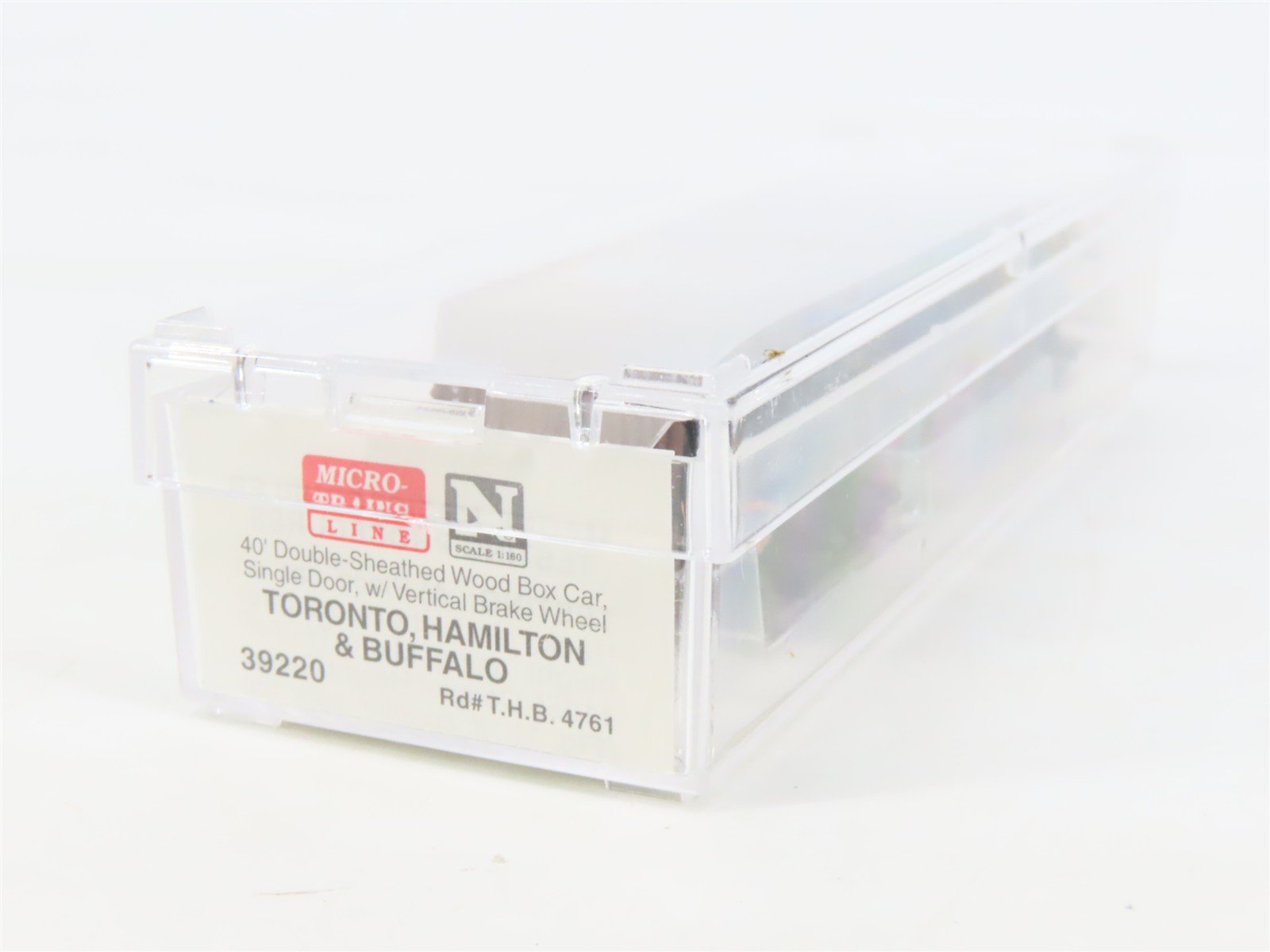 N Scale Micro-Trains MTL 39220 THB Toronto Hamilton & Buffalo 40' Box Car #4761