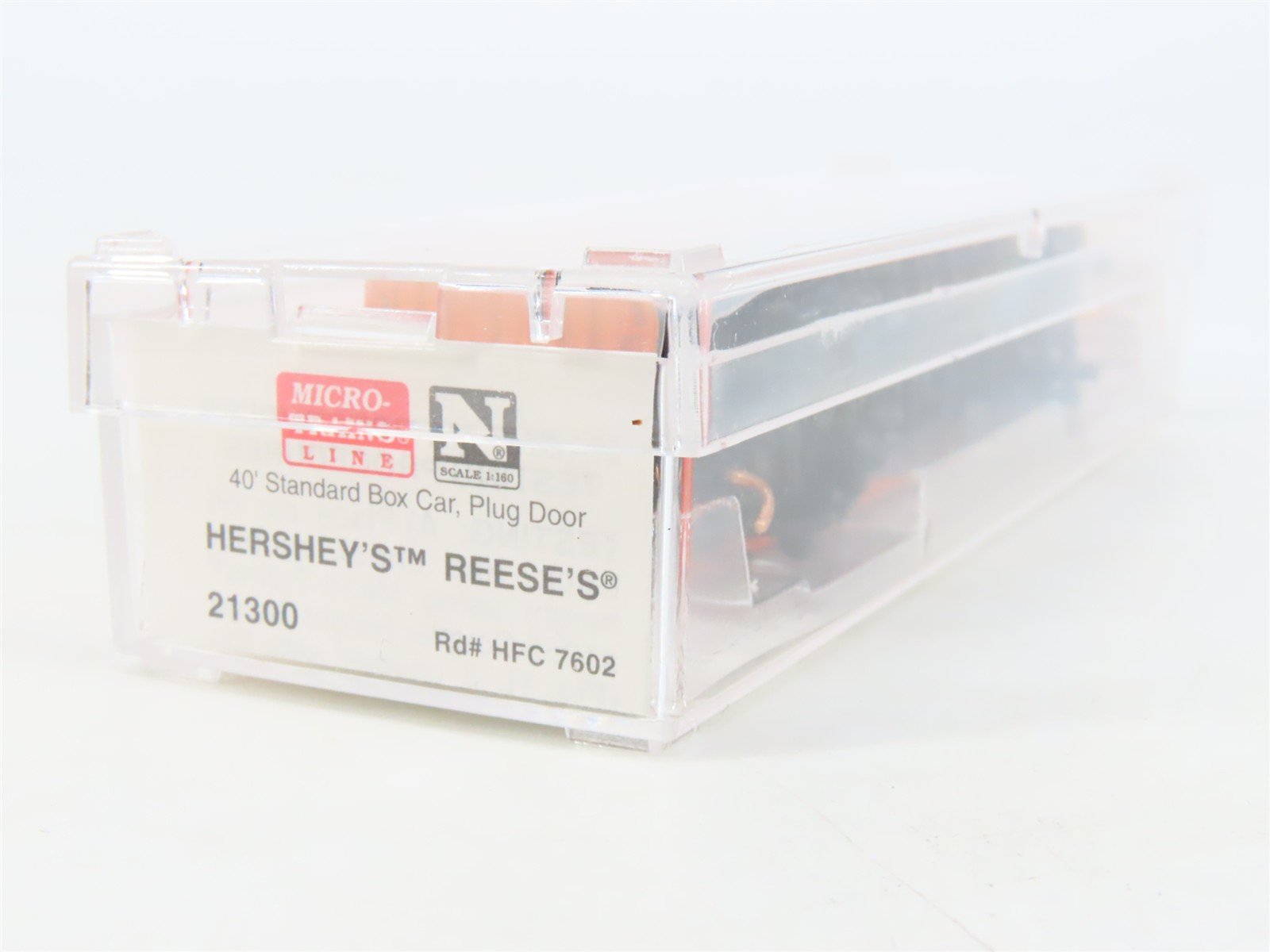 N Scale Micro-Trains MTL 21300 HFC Hershey's Reese's 40' Box Car #7602