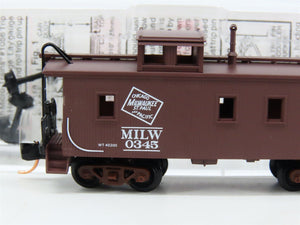 N Micro-Trains MTL 51230 MILW Chicago Milwaukee St. Paul & Pacific Caboose #0345