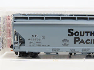N Scale Micro-Trains MTL 94040 SP Southern Pacific 3-Bay Covered Hopper #496535