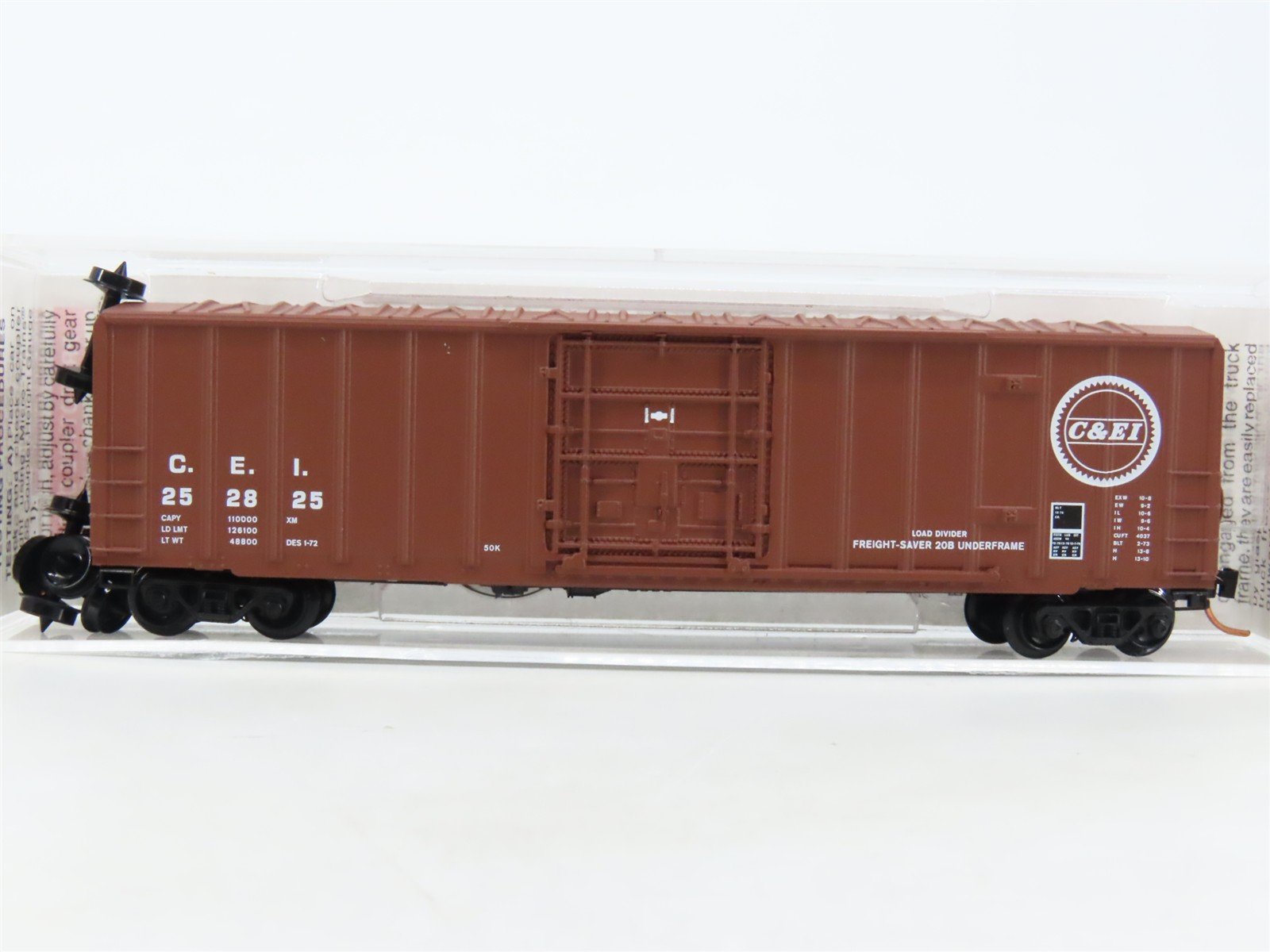 N Scale Micro-Trains MTL 27030 CEI Chicago & Eastern Illinois 50' Box Car #25282