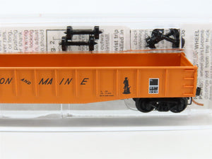 N Scle Micro-Trains MTL 46180 BM Boston & Maine 50' Fishbelly Side Gondola #9066