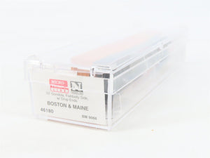 N Scle Micro-Trains MTL 46180 BM Boston & Maine 50' Fishbelly Side Gondola #9066
