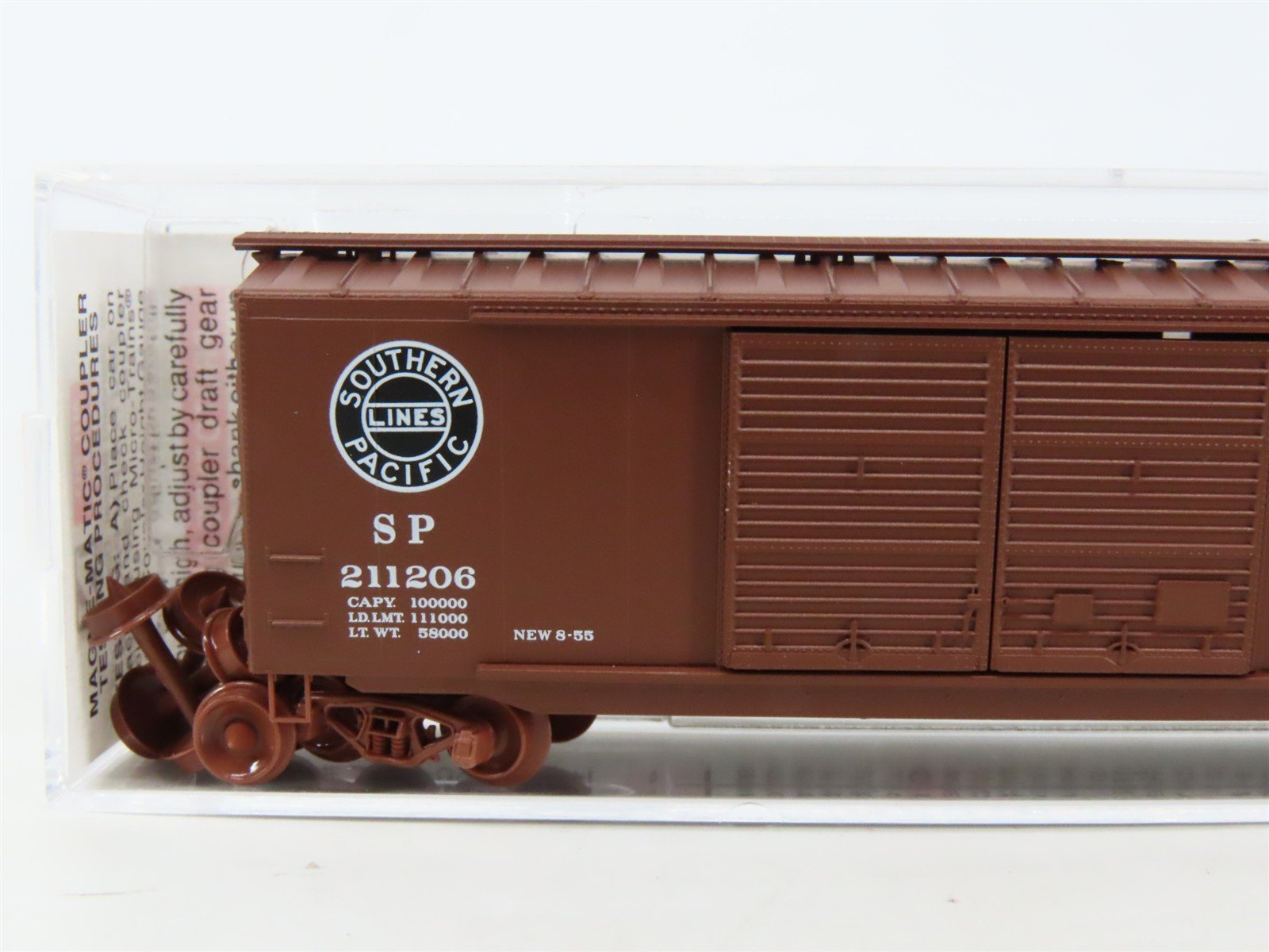 N Scale Micro-Trains MTL 34320 SP Southern Pacific 50' Box Car #211206