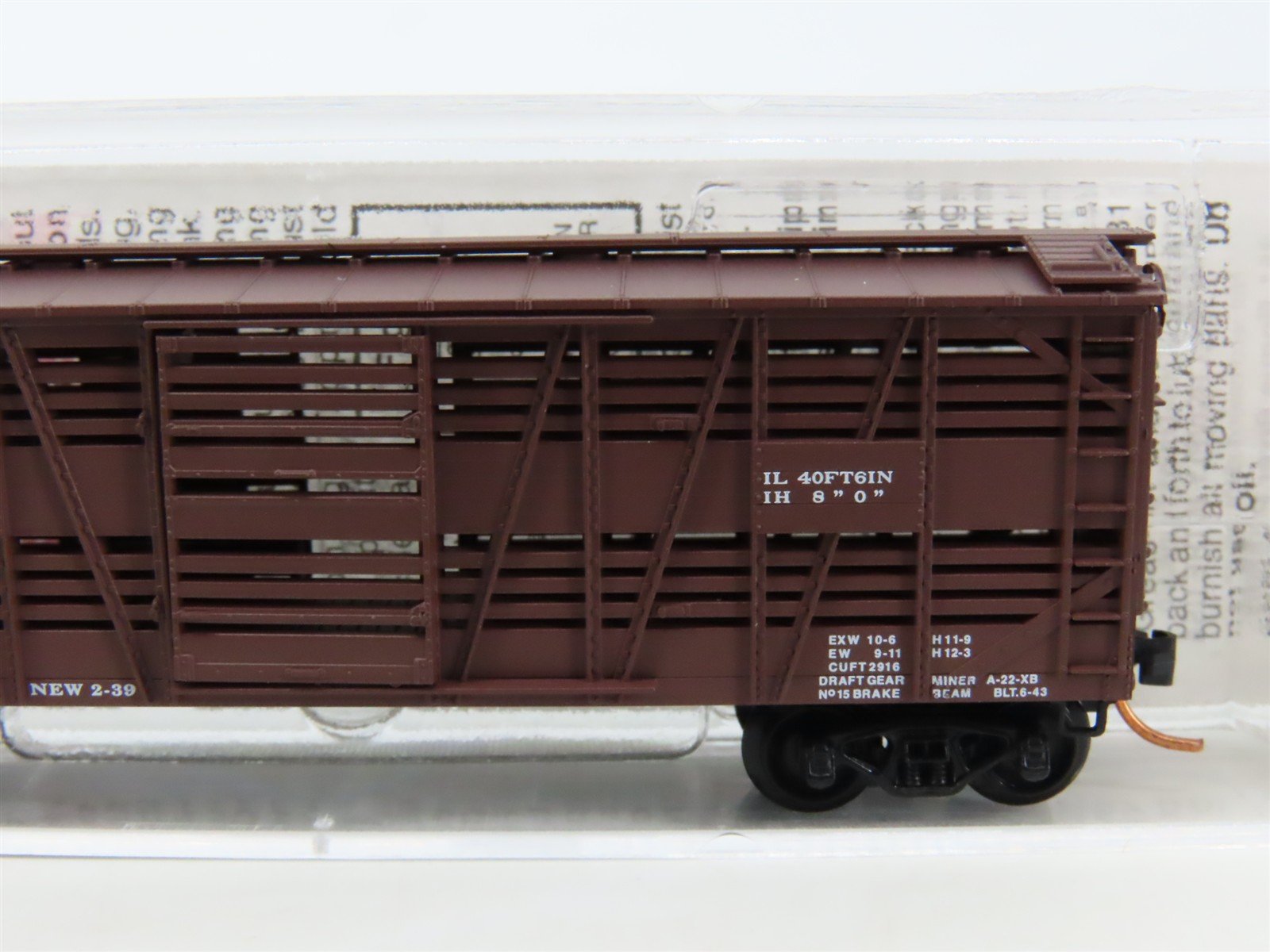 N Scale Micro-Trains MTL 35060 Southern Railway 40' Despatch Stock Car #45784