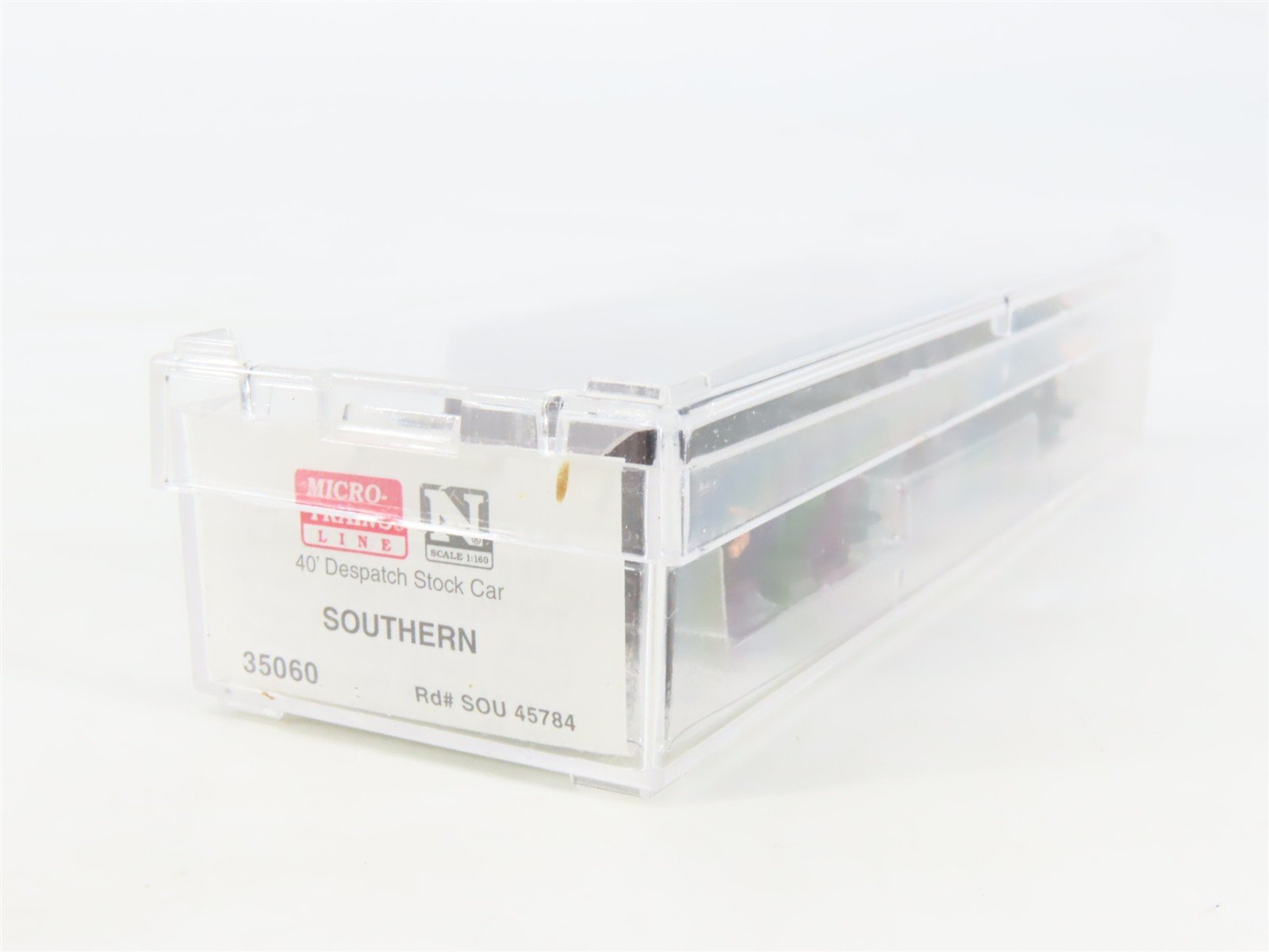 N Scale Micro-Trains MTL 35060 Southern Railway 40' Despatch Stock Car #45784