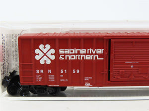 N Scale Micro-Trains MTL 25100 SRN Sabine River & Northern 50' Box Car #5159