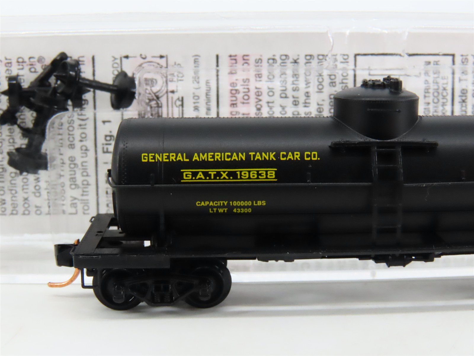 N Scale Micro-Trains MTL 65040 GATX General American Single Dome Tank Car #19638