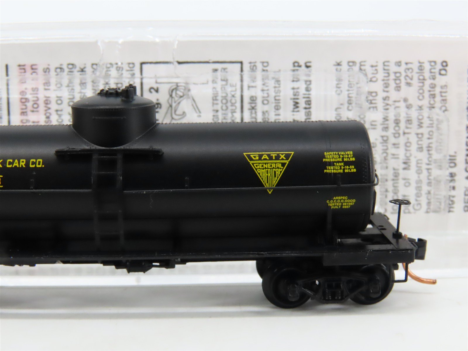 N Scale Micro-Trains MTL 65040 GATX General American Single Dome Tank Car #19638