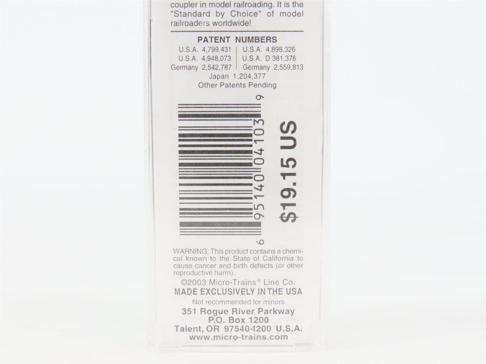 N Scale Micro-Trains MTL 65040 GATX General American Single Dome Tank Car #19638