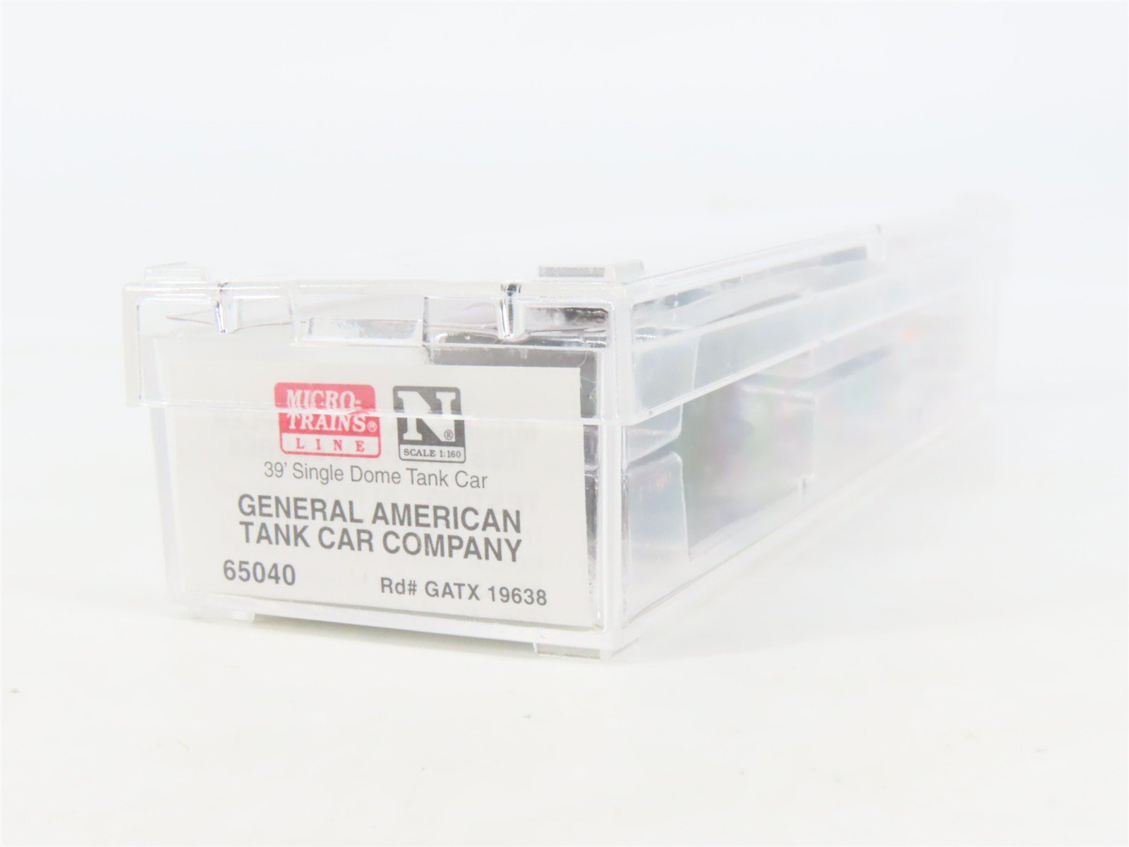 N Scale Micro-Trains MTL 65040 GATX General American Single Dome Tank Car #19638