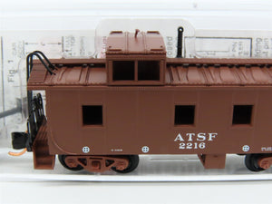 N Scale Micro-Trains MTL 100180 ATSF Santa Fe 36' Riveted Steel Caboose #2216