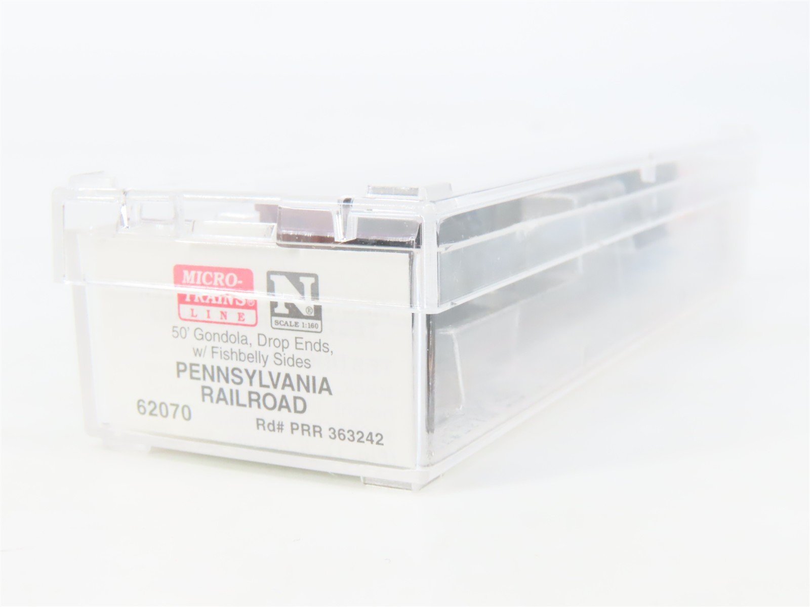 N Scale Micro-Trains MTL 62070 PRR Pennsylvania 50' Gondola w/ Drop Ends #363242
