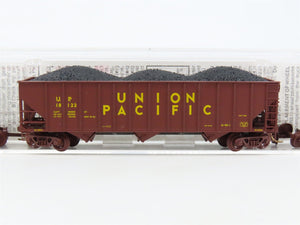 N Scale Micro-Trains MTL 108100 UP Union Pacific 3-Bay Hopper #18122 w/ Load