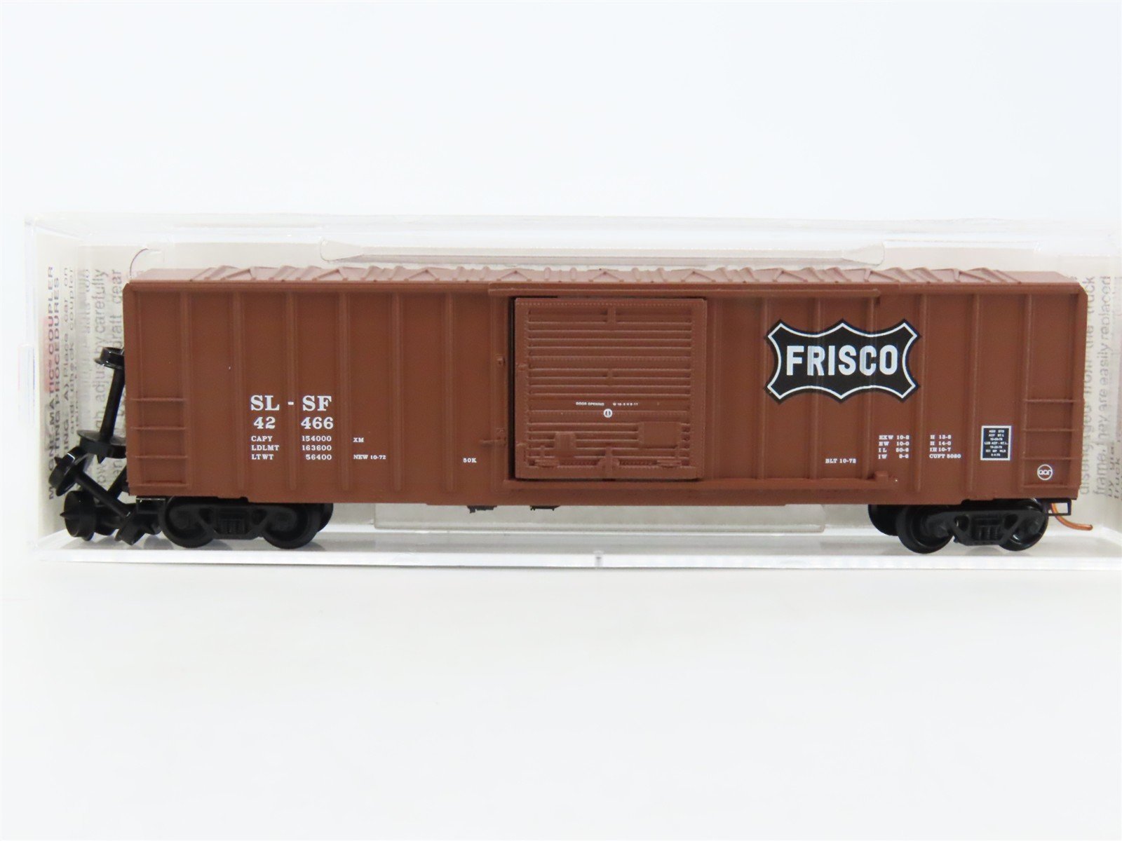 N Scale Micro-Trains MTL 25270 SL-SF Frisco 50' Single Door Box Car #42466