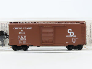 N Scale Micro-Trains MTL 20440 C&O Chesapeake & Ohio Progress 40' Box Car #18299