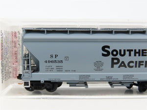 N Scale Micro-Trains MTL 94040 SP Southern Pacific 3-Bay Covered Hopper #496535