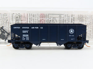 N Micro-Trains MTL 56120 DAFX United States Air Force 2-Bay Open Hopper #55129