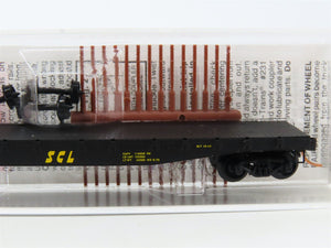N Scale Micro-Trains MTL 45170 SCL Seaboard Coast Line 50' Flat Car #677176