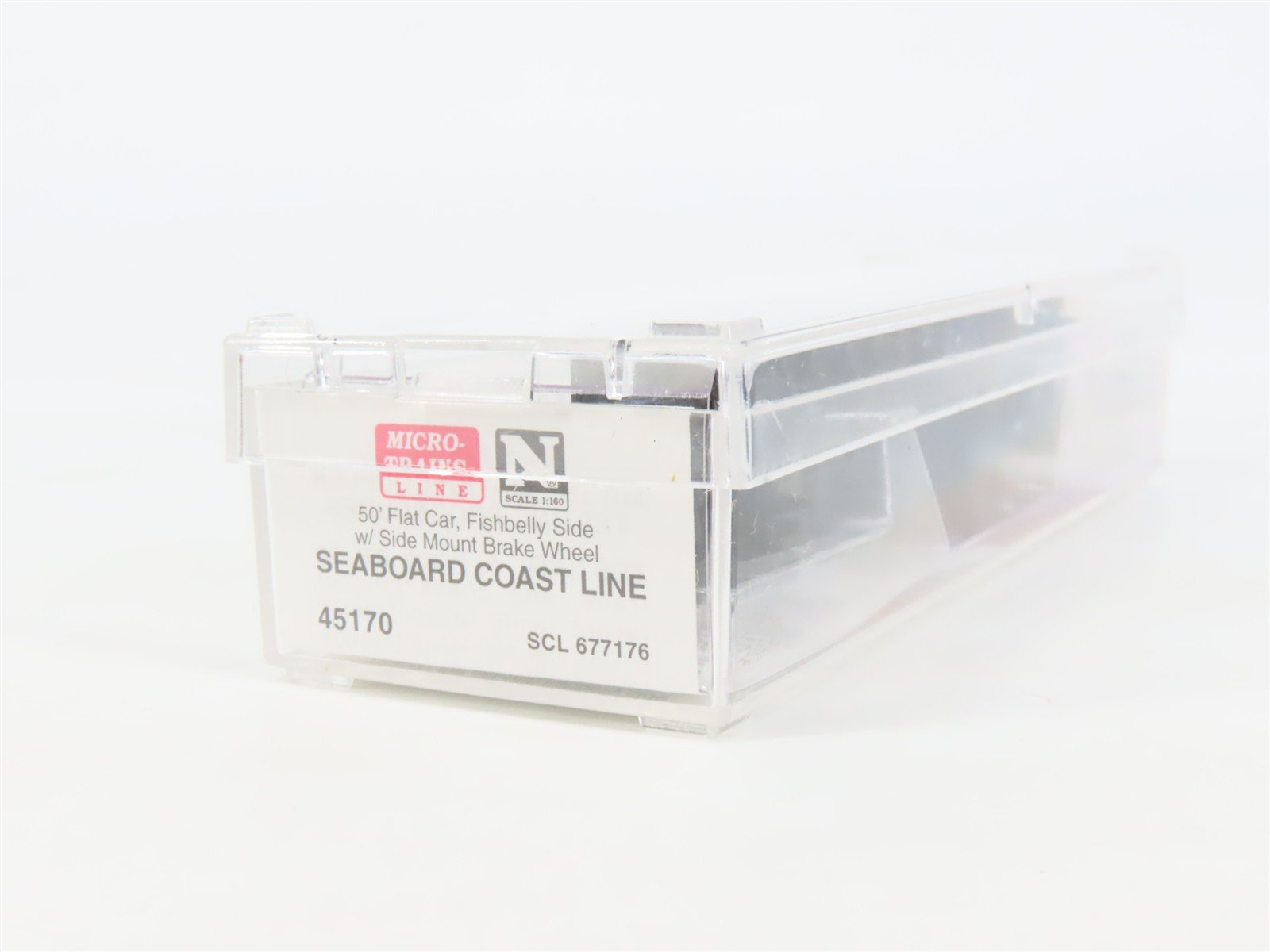 N Scale Micro-Trains MTL 45170 SCL Seaboard Coast Line 50' Flat Car #677176