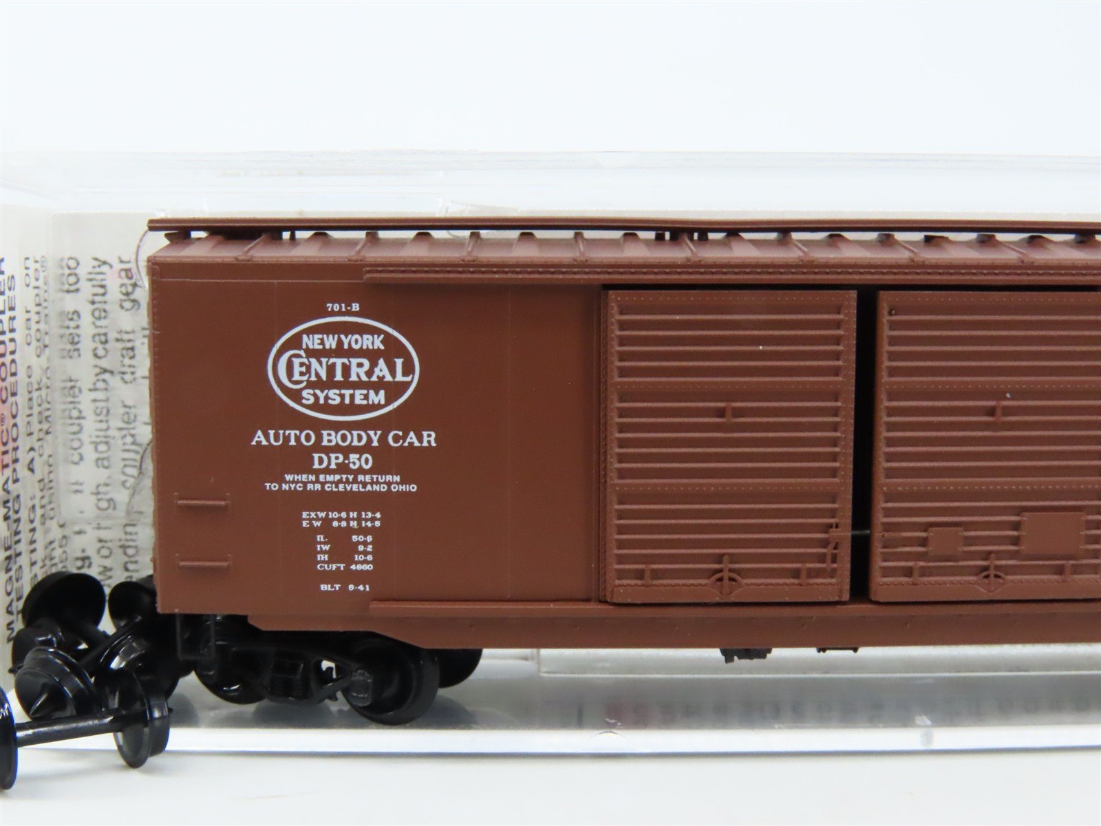 N Scale Micro-Trains MTL 34150 NYC New York Central System 50' Box Car #64490