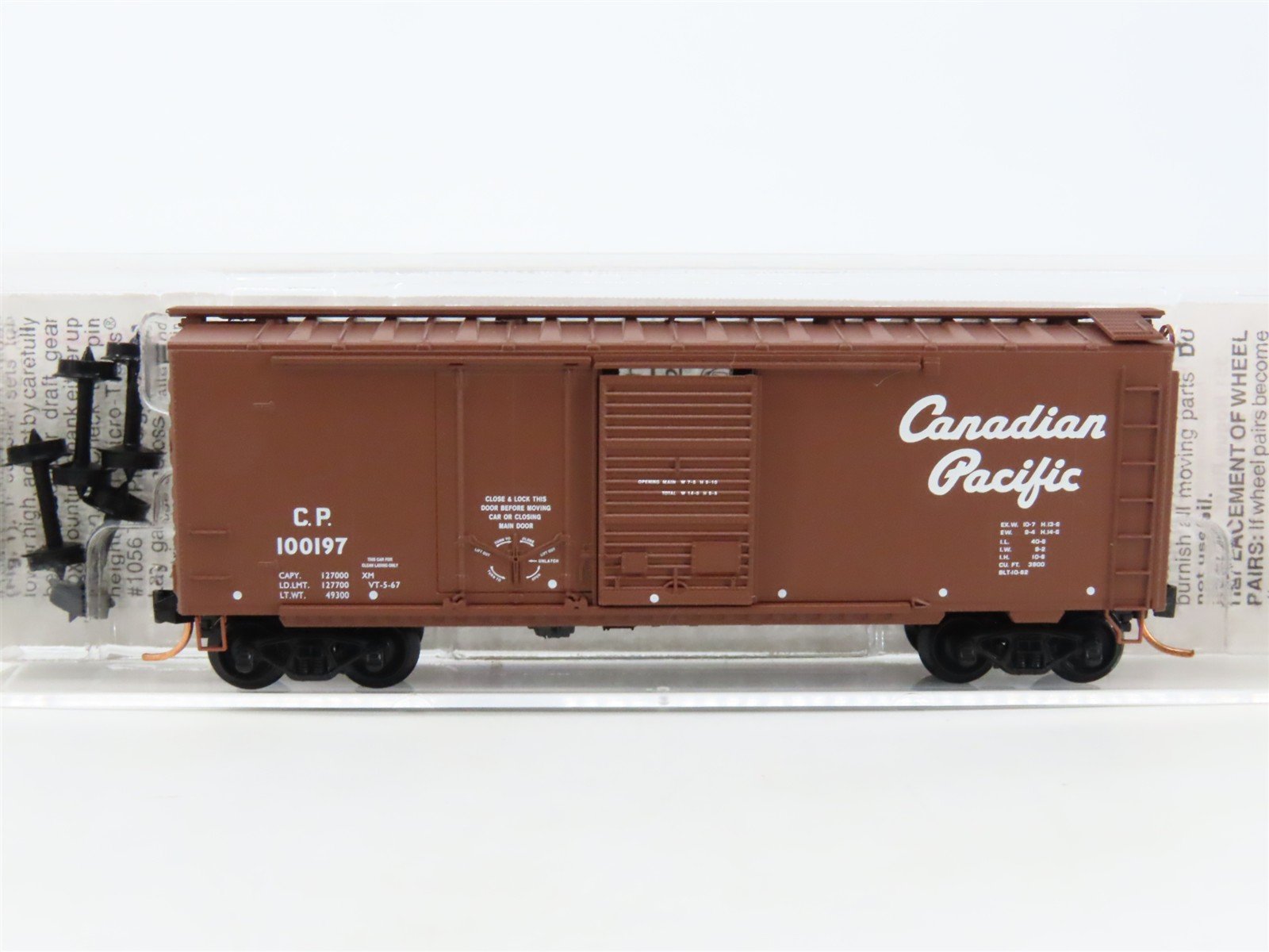 N Scale Micro-Trains MTL 22110 CP Canadian Pacific 40' Box Car #100197