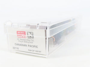 N Scale Micro-Trains MTL 22110 CP Canadian Pacific 40' Box Car #100197