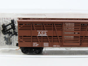 N Micro-Trains MTL 35100 ACL Atlantic Coast Line 40' Despatch Stock Car #140436