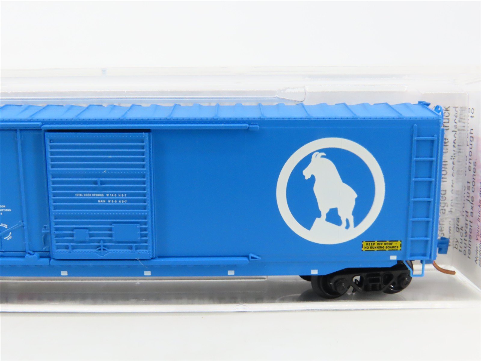 N Scale Micro-Trains MTL 76060 GN Great Northern Big Sky Blue 50' Box Car #36466