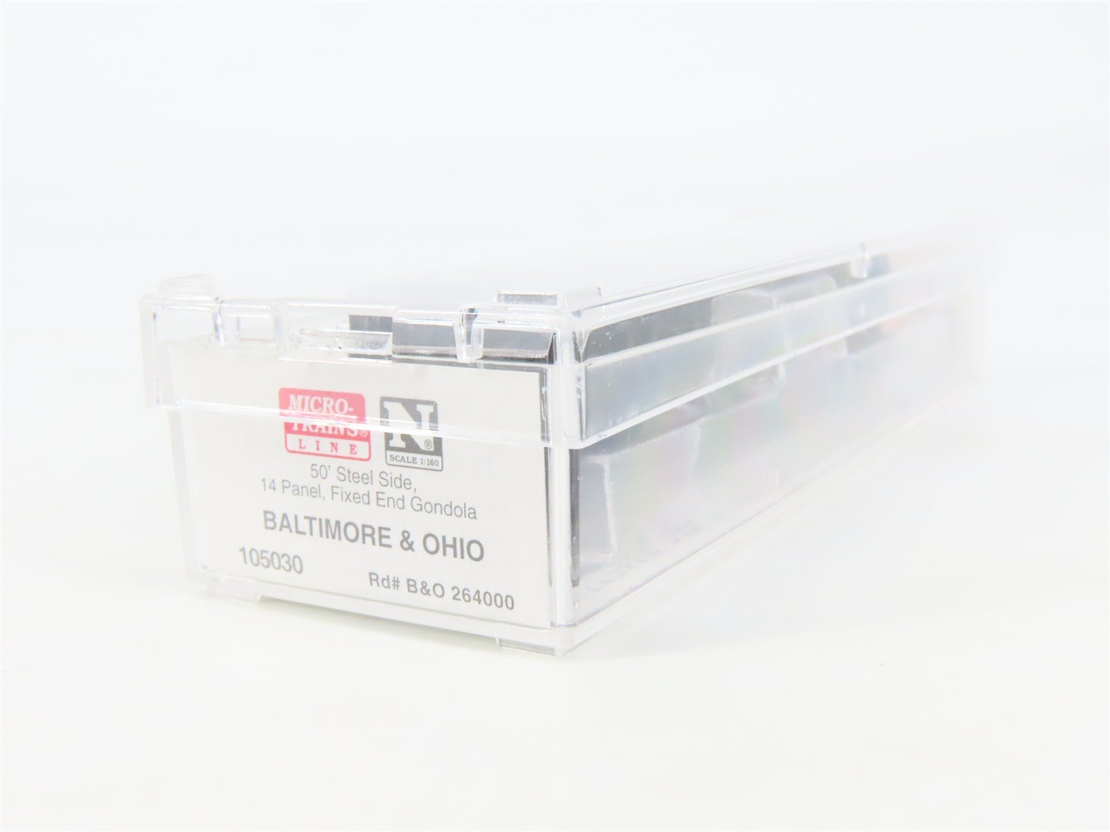 N Scale Micro-Trains MTL 105030 B&O Baltimore & Ohio 50' Gondola #264000