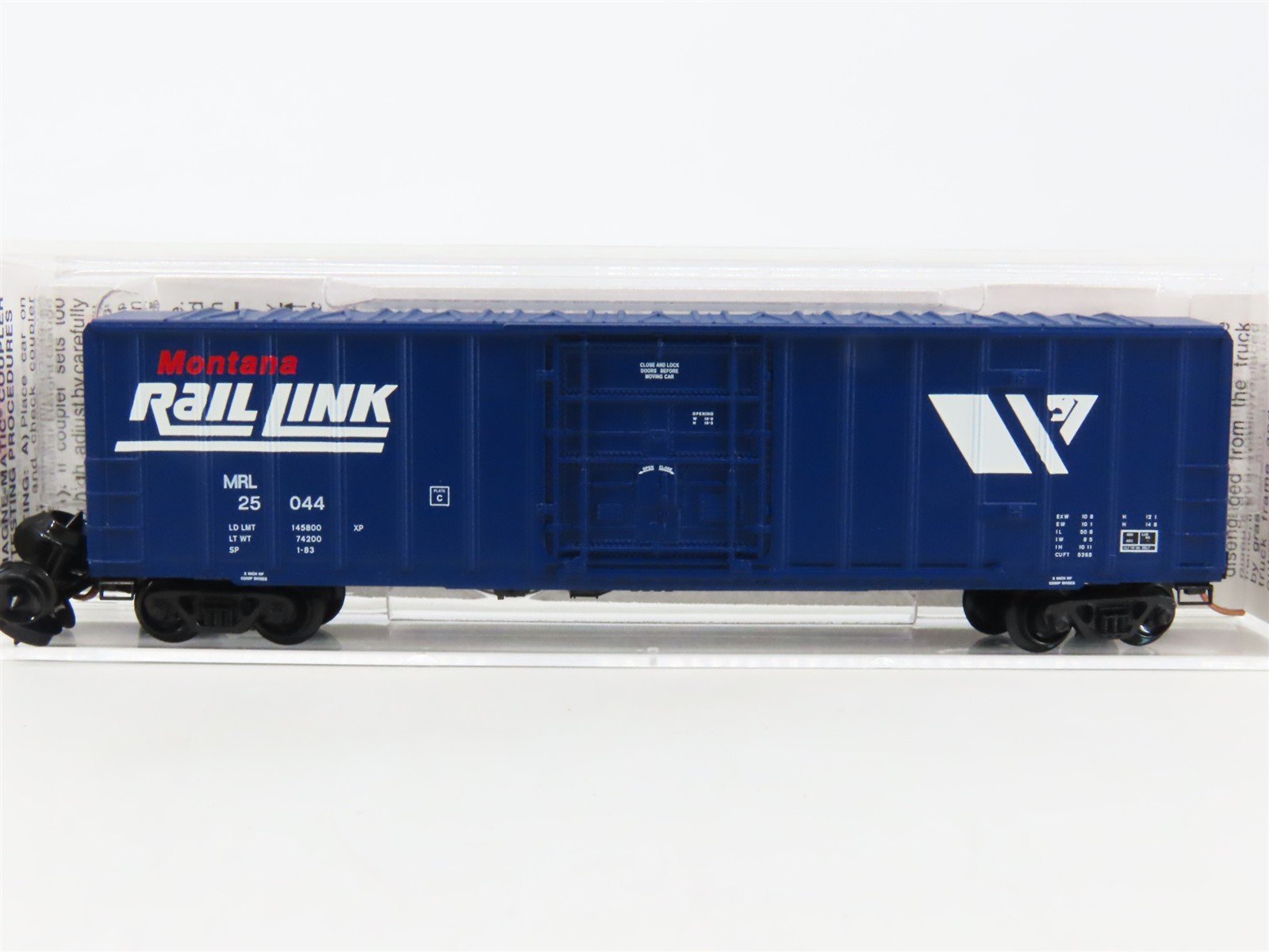 N Scale Micro-Trains MTL 27290 MRL Montana Rail Link 50' Box Car #25044