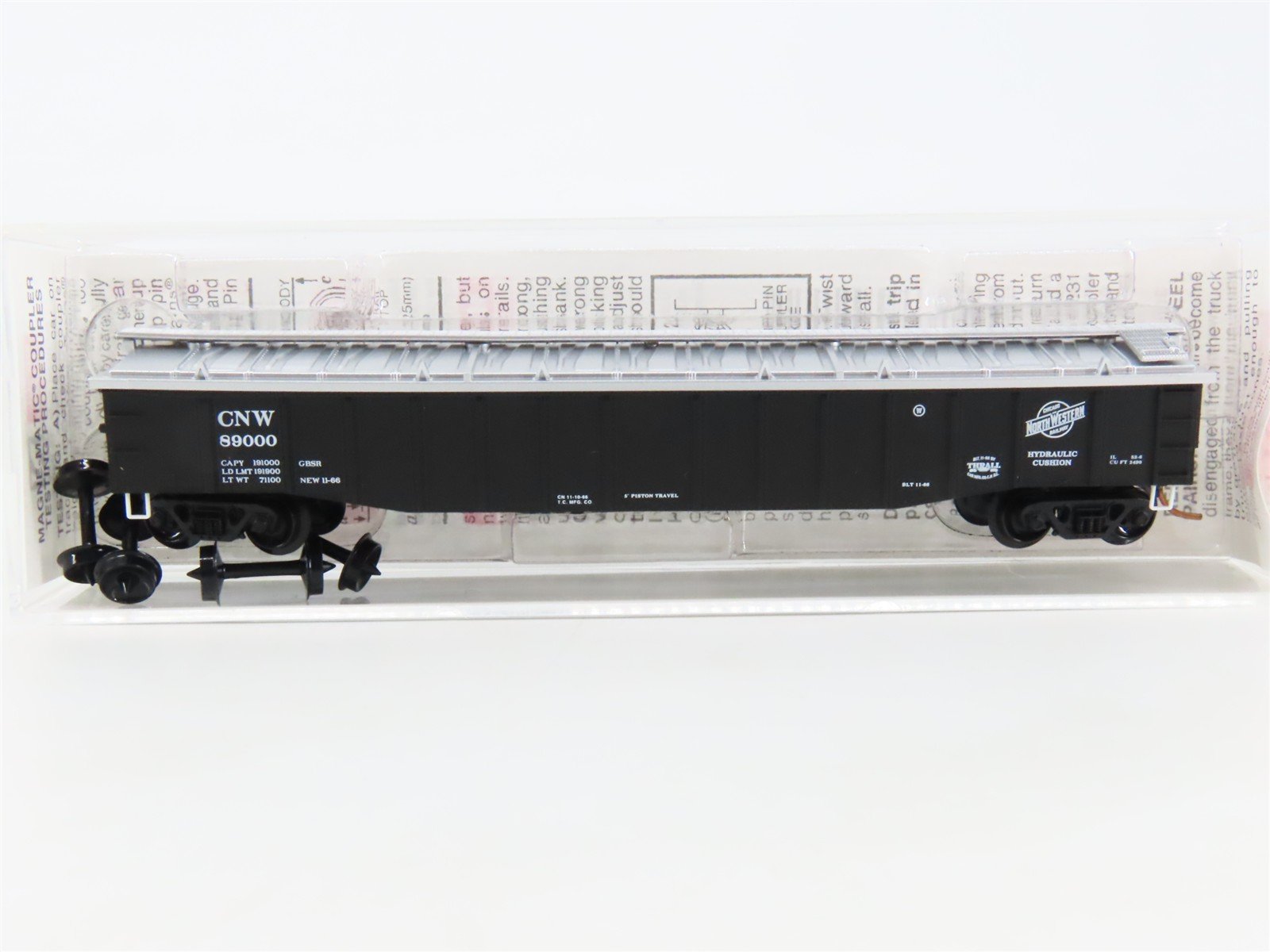 N Micro-Trains MTL 106230 CNW Chicago & North Western 50' Covered Gondola #89000
