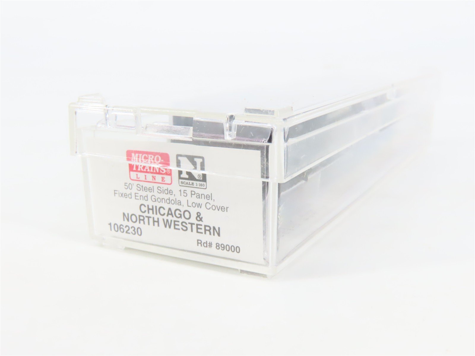 N Micro-Trains MTL 106230 CNW Chicago & North Western 50' Covered Gondola #89000