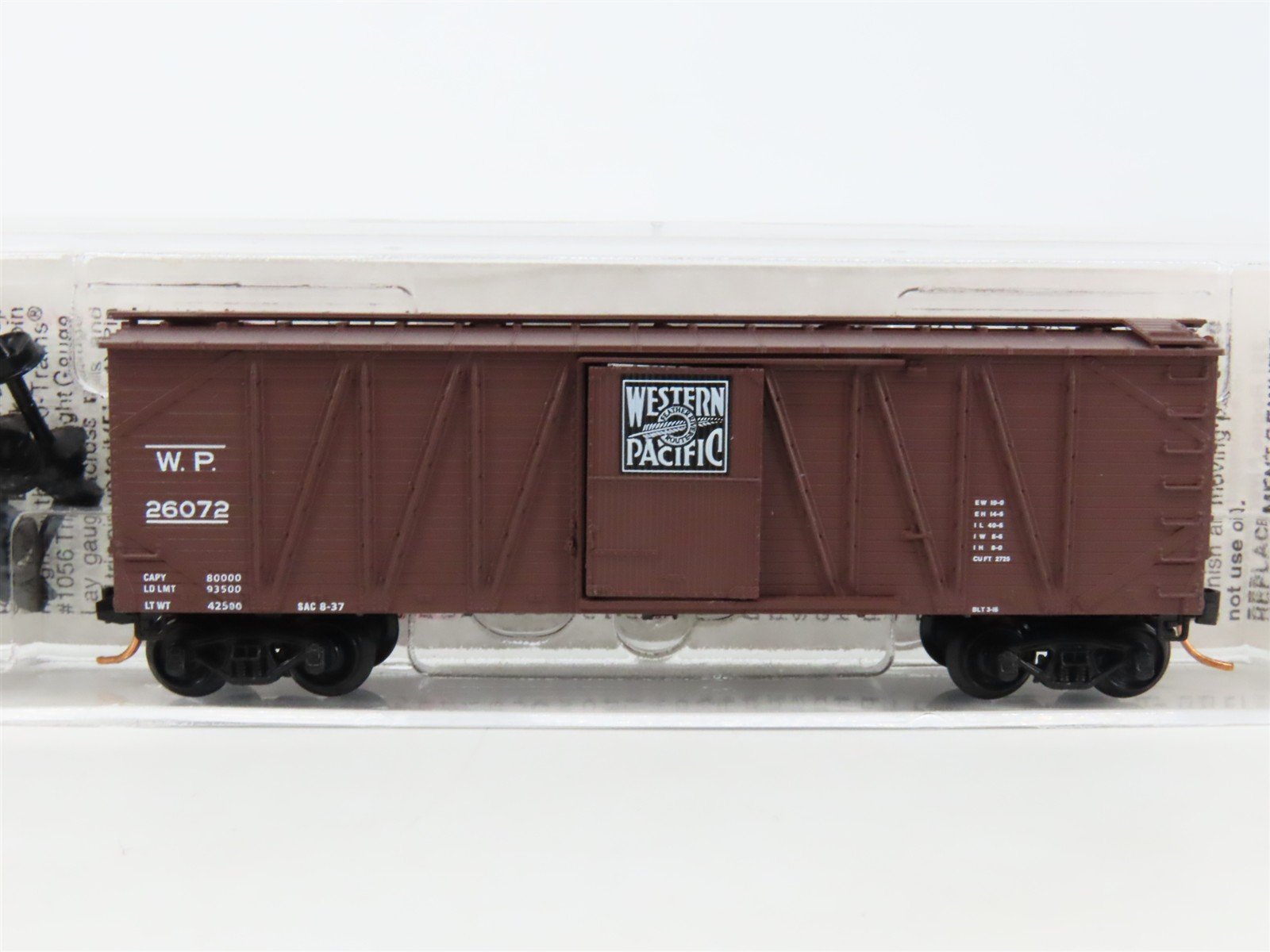 N Scale Micro-Trains MTL 28170 WP Feather River Route 40' Box Car #26072