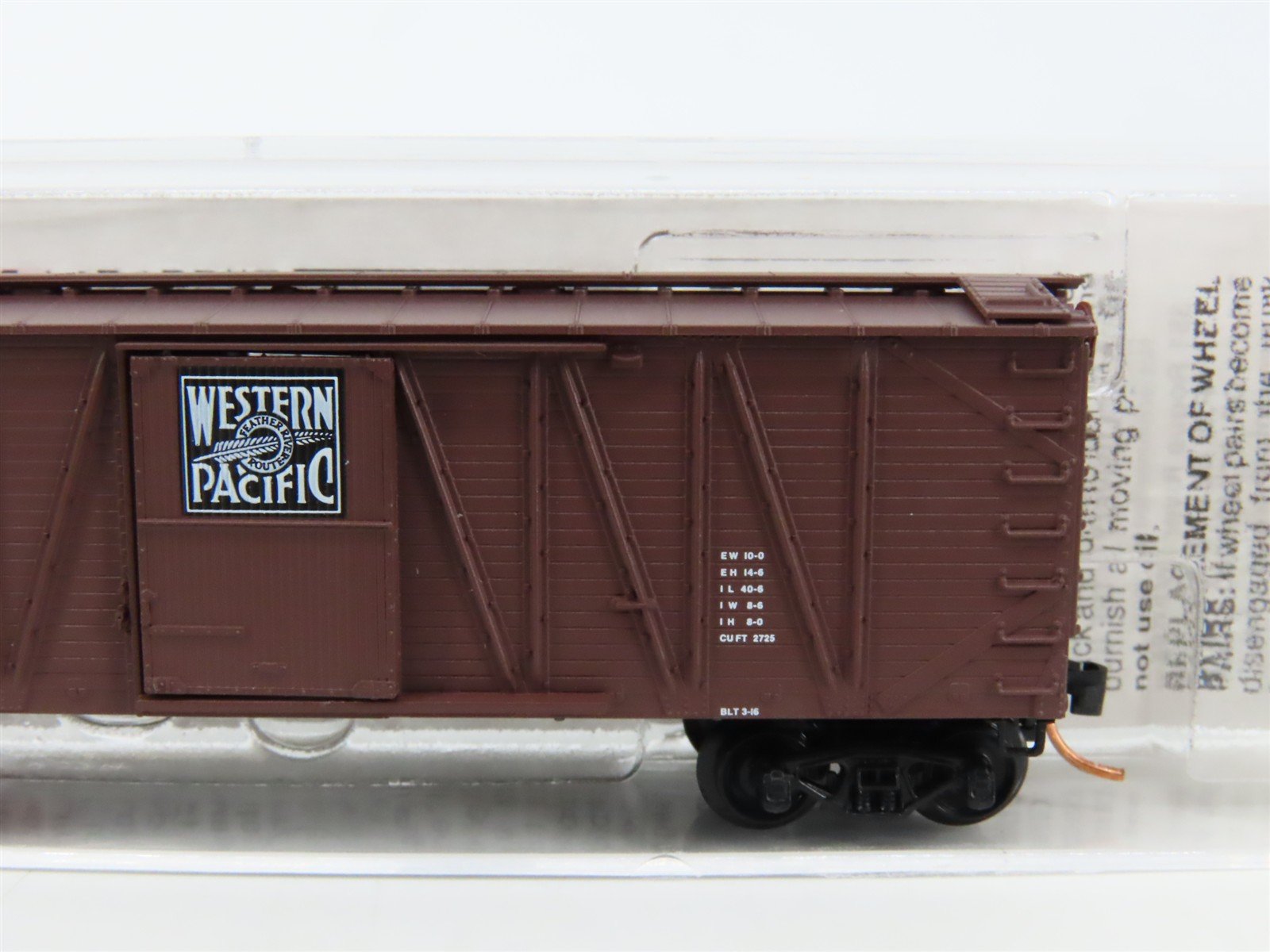 N Scale Micro-Trains MTL 28170 WP Feather River Route 40' Box Car #26072