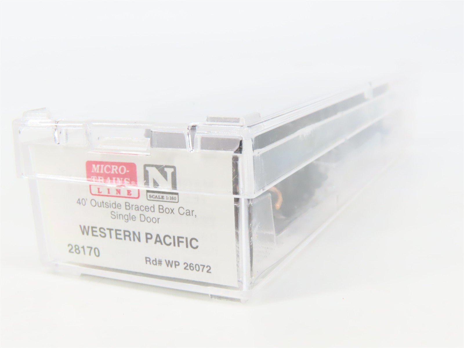 N Scale Micro-Trains MTL 28170 WP Feather River Route 40' Box Car #26072