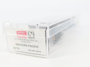 N Scale Micro-Trains MTL 28170 WP Feather River Route 40' Box Car #26072