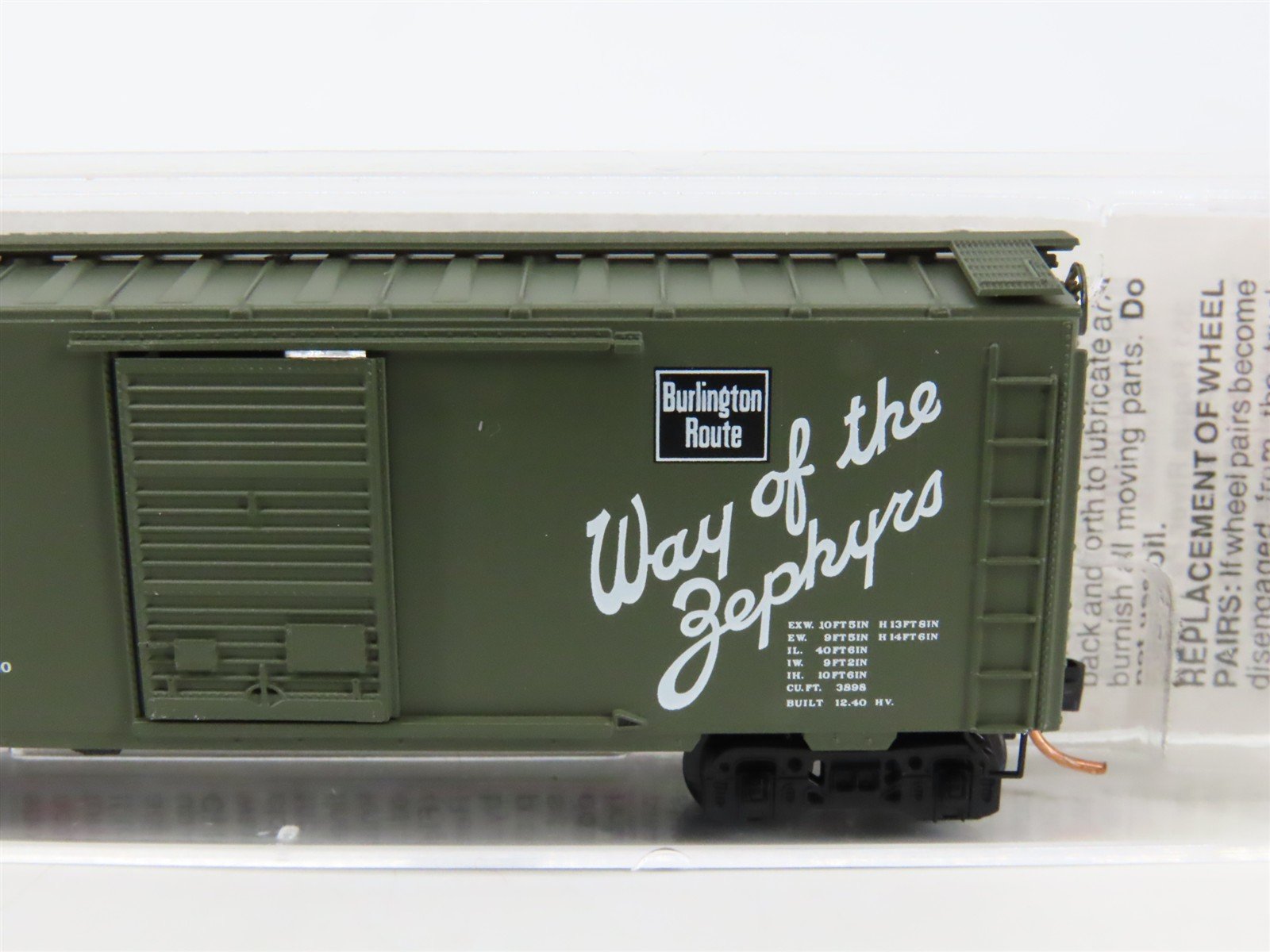 N Scale Micro-Trains MTL 20656 CB&Q Burlington Route 